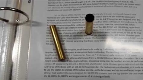 410 Brass Shotshell Follow Up Youtube