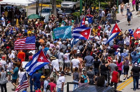 Joe Henderson Cuban Demonstrations In Miami Highlight Flaws In Anti Riot Bill