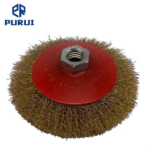 Mm Angle Grinder Wire Wheel For Cleaning Deburring China Wire Wheel And Wire Brush