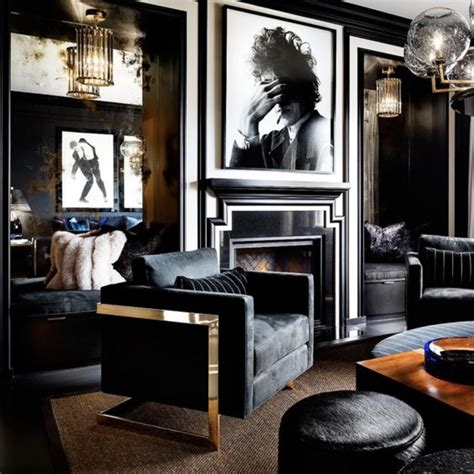 A Black Living Room Some Inspirations For Your Summer Interior Design