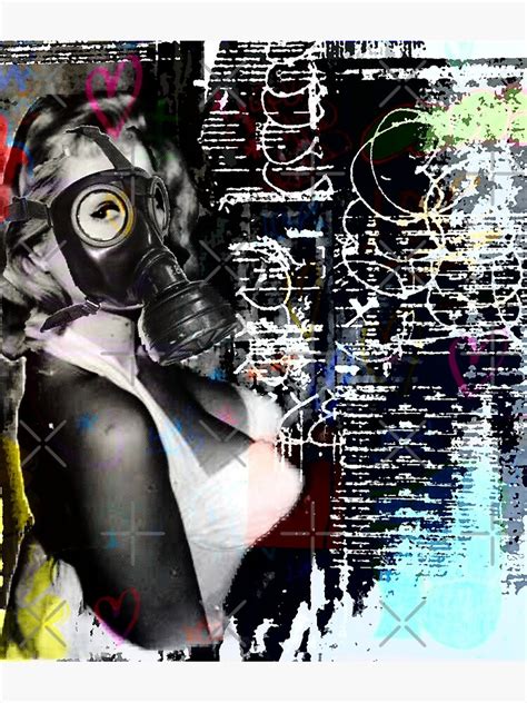 Gas Mask Girl Pop Art Street Art Aesthetics Art Print For Sale By