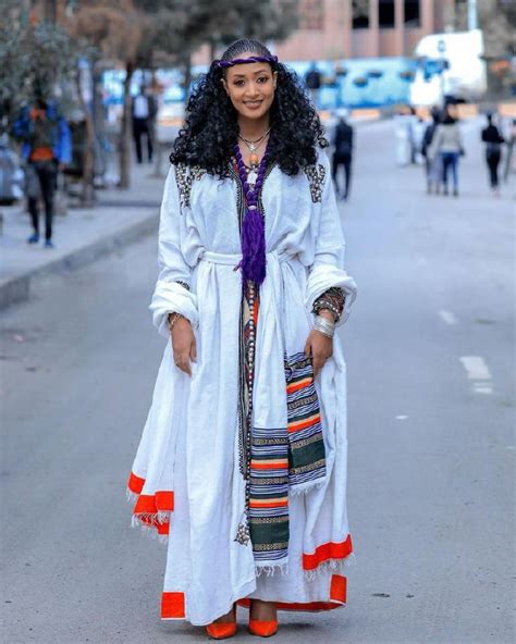 Ethiopianeritrean Traditional Dresshabesha Kemis Mx