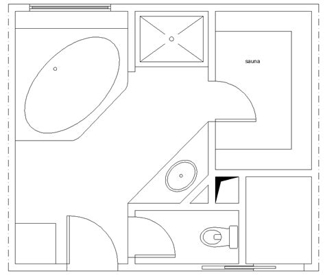 Bathroom Structure Cad Sanitary Block 2d View Layout File Cadbull