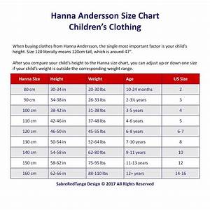  Hannaandersson Com Size Chart Cool Product Recommendations