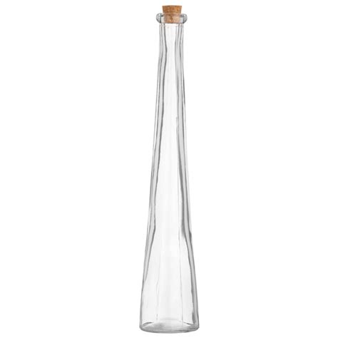Home Made Glass Bottle With Cork Stopper 250ml Drinkstuff