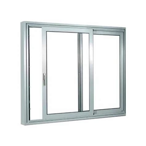 Aluminum Sliding Windows For Home Thickness Of Glass 6 Mm At Rs 500
