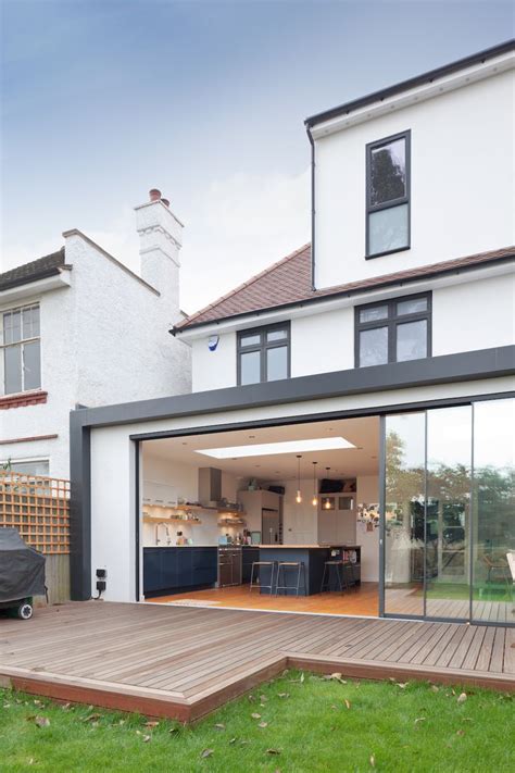 Contemporary Rear Extension By Method Studio Beautiful Sliding Doors