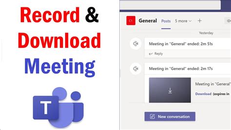 How to Record a Meeting in Microsoft Teams | How to Download Team ...
