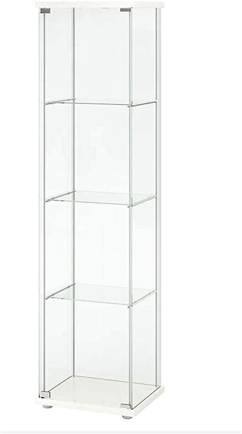 Ikea Detolf Glass Curio Display Cabinet White Ikea Glass Door Cabinet Display Cabinets Ikea