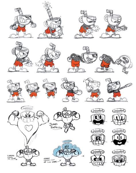 Cuphead Antics Art Cuphead Art Gallery Cartoon Character Design