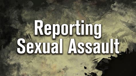 Reporting Sexual Assault How State Colleges First Responders Make