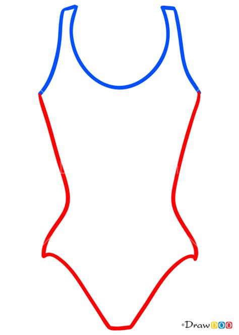 How To Draw A Swimsuit Step By Step Design Talk