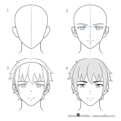 How To Draw Male Anime Characters Step By Step