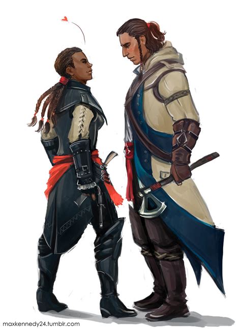 Assassins Creed 3 Connor X Aveline By Maxkennedy On Deviantart