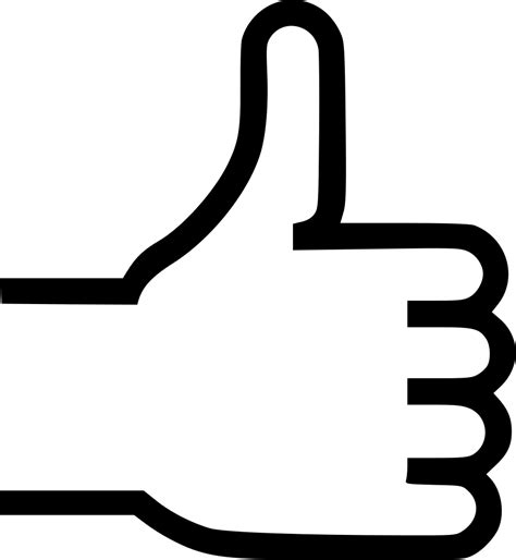 Approve Like Thumb Thumbs Up Vote Svg Png Icon Free Download 484032
