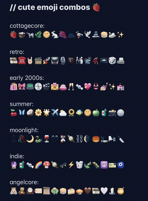Emoji Aesthetic Combinations Alt If You Don Not Have Numeric Keypad