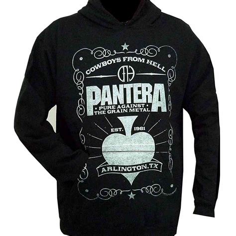 Pantera Spade Pullover Hoodie Size Xl Hoodies Band Hoodies Pantera