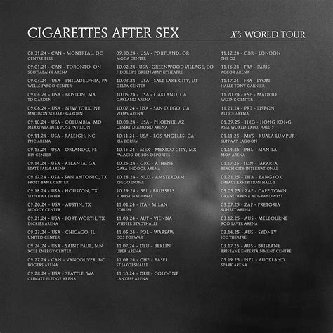 How To Get Tickets To Cigarettes After Sexs 2024 Tour
