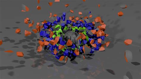 Collision With Voronoi Fracture Cinema 4d Tutorial C4d4u