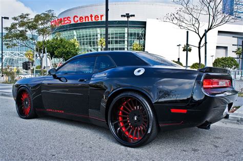 Wide Body Challenger On Forgiato Wheels Dodge Challenger Dodge