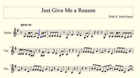 Just give me a reason. Just Give Me a Reason - Pink ft. Nate Ruess (violin) - YouTube
