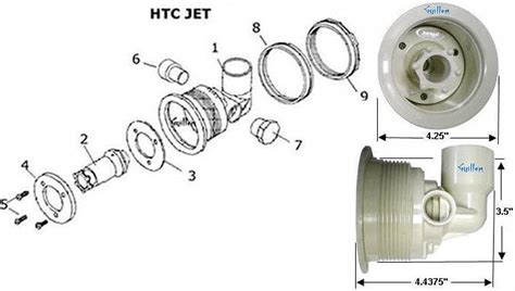 Jetted Tub Jacuzzi Whirlpool Bath Parts Diagram Replacement Part G28