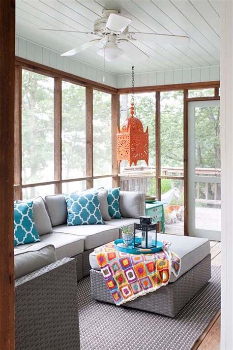 45 Amazingly Cozy And Relaxing Screened Porch Design Ideas Screened Porch Decorating Porch