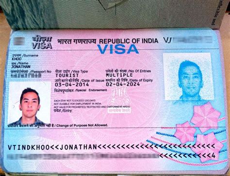 Visa To India Sample Visa Date Of Expiry Save