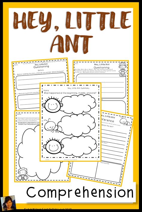 First Grade Love 9 Activities To Do With Hey Little Ant Book