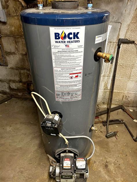 30 Gallon Oil Fired Hot Water Heater Bock Brand Becket Burner Only