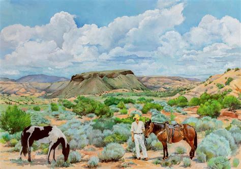 53 Large American Western Landscape With Figures In Foreground