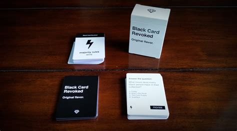 Nubian hueman hosts the cards for all people team, creators of black card revoked and now the bcr live tour. Black Card Revoked - Original Flavor | Ariel Brands