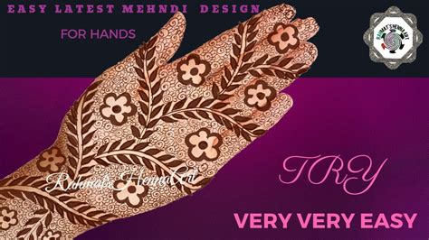 Full Hand Palm Mehndi Design Easy Latest Palm Mehndi Design For Hands