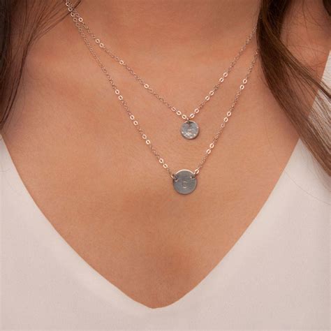 Sterling Silver Layered Necklace Set By Lulu And Belle