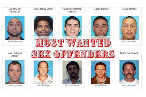 Of The Top Texas Sex Offenders Have Been Captured