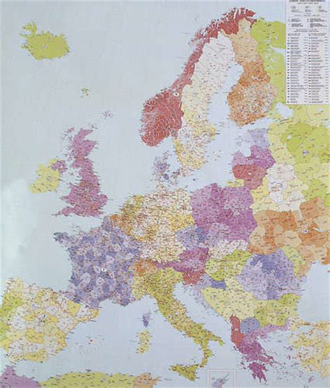 Europe Wall Map