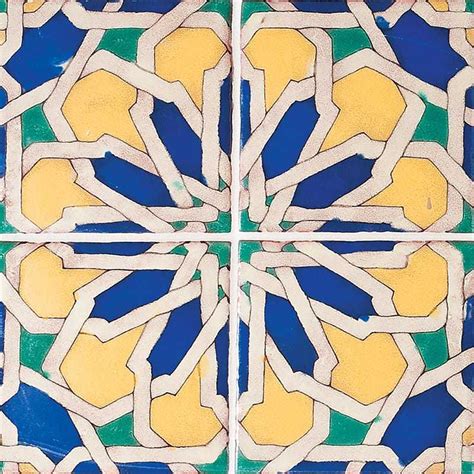 Design 155 Glazed 6x6 Ceramic Tiles Collection La Brea Moresque By