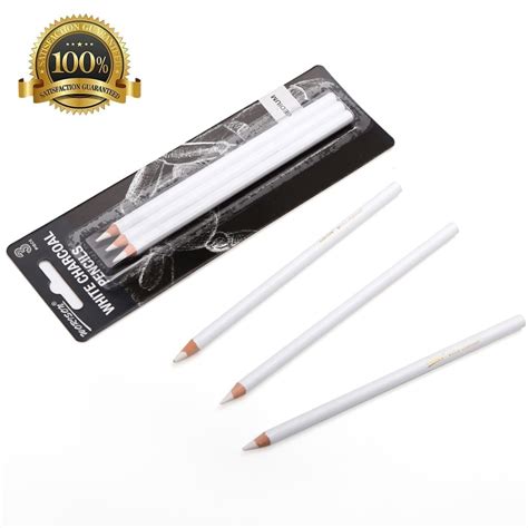 3pcs Professional White Sketch Charcoal Pencils Standard Pencil Drawing
