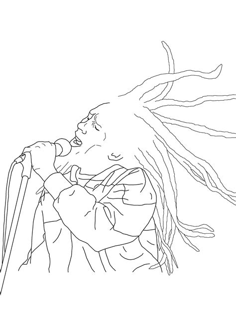 Bob marley vector bob marley simple drawing bob marley cartoon drawing bob marley line art bob marley fan art bob marley art drawing sketch portrait painting by kim wang. Bob Marley Drawing Outline at PaintingValley.com | Explore ...