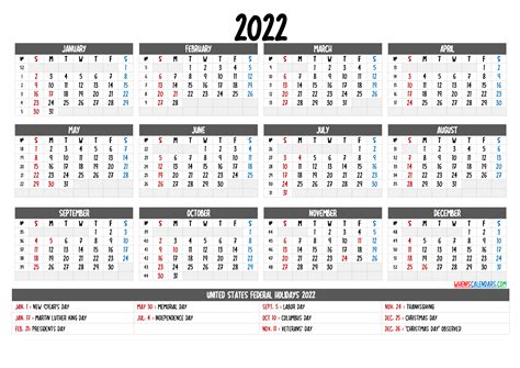 Calendarios Excel Photo Calendar Template 2022 Gambaran