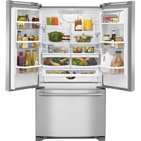 Maytag 20 Cu Ft French Door Counter Depth Refrigerator Stainless
