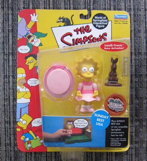 Simpsons Sunday Best Lisa Action Figure Wos Series 9 Rare Toy Playmates New 1935387709
