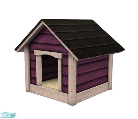 Muranos Dog House Purple Recolor Sims 4 Pets Mod Sims Pets Sims