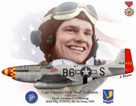 Bud Anderson Thats Mine Wwii Fighter Planes Airplane Fighter Wwii