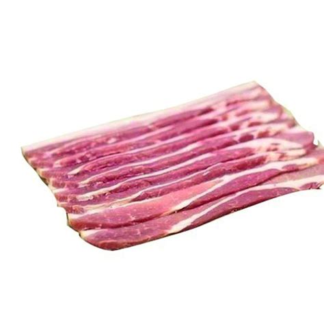 Cold Smoked Bacon Sliced 25kg4 Holland Frozen
