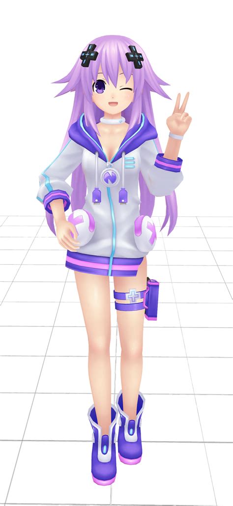 Mmd Adult Neptune In White Clothes By Megaali On Deviantart