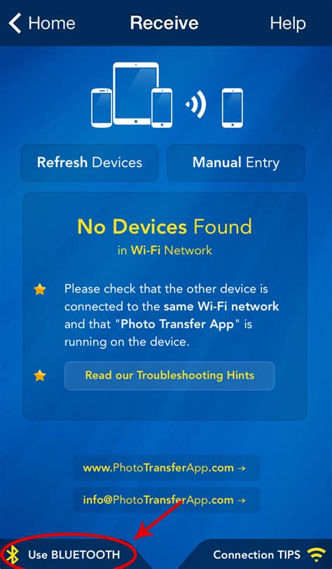 In bluetooth & other devices settings, select send or receive files via bluetooth. Photo Transfer App | iPhone Help Pages - Transfer from ...