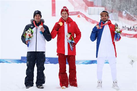 Olympic Mens Alpine Skiing Results 2022 Medal Winners For Giant Slalom