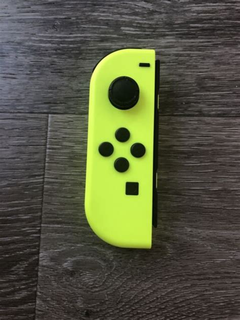 Genuine Nintendo Switch Left Side Neon Yellow Joy Con Controller Only
