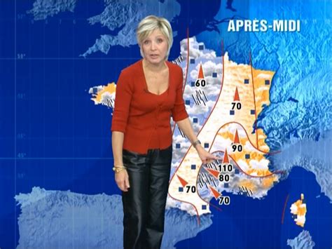 40°c à paris, 41°c à strasbourg, 43°c à lyon. Evelyne Dhéliat à la Météo TF1 - 16/11/06 - 3